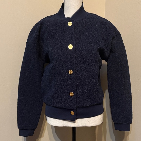 J.Crew Bouclé Bomber Jacket - Picture 2 of 8